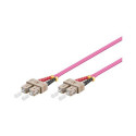 Alcasa 10m SC/SC InfiniBand/fibre optic cable Violet