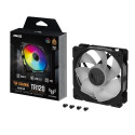 ASUS TUF Gaming TR120 ARGB Reverse Fan - Single Pack Computer case 12 cm Black