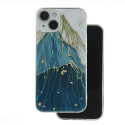 Fusion Gold Glam Mountain silikoonist ümbris Samsung S921B Galaxy S24 jaoks
