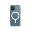 Fusion MagSafe Magnetic protect silikoonist ümbris Apple iPhone 12 Pro Max läbipaistvale