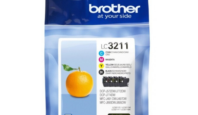 BROTHER LC3211VALDR VALUE PACK (LC3211 BK/C/M/Y)