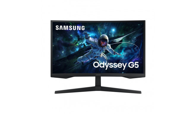 Monitor Samsung Odyssey G5 S27CG552EU 27" VA Curved QHD 2560X1440 16:9 2500:1 300cd/m2 1ms 165Hz Gam