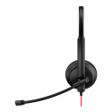 CANYON PC headset HS-07 PC Mic 3.5/USB Flat 2.8m Black