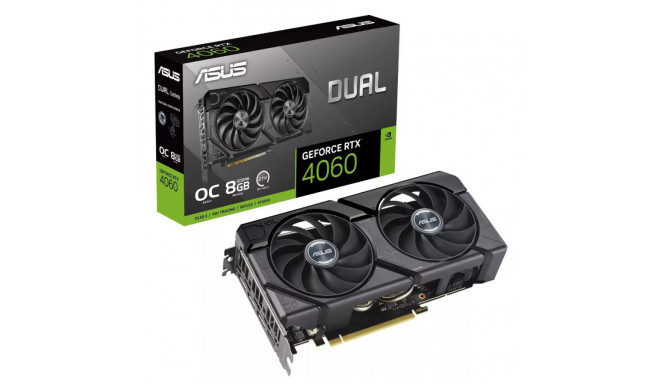 Asus Dual -RTX4060-O8G-EVO NVIDIA GeForce RTX 4060 8GB GDDR6 Graphics Card
