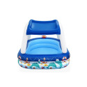Bestway Sea Captain Inflatable Family Pool with UV Careful Sunshade