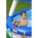 Bestway Sea Captain Inflatable Family Pool with UV Careful Sunshade