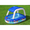 Bestway Sea Captain Inflatable Family Pool with UV Careful Sunshade
