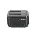 NATEC Kangaroo Dual USB 3.2 Gen 1 (3.1 Gen 1) Type-A Black