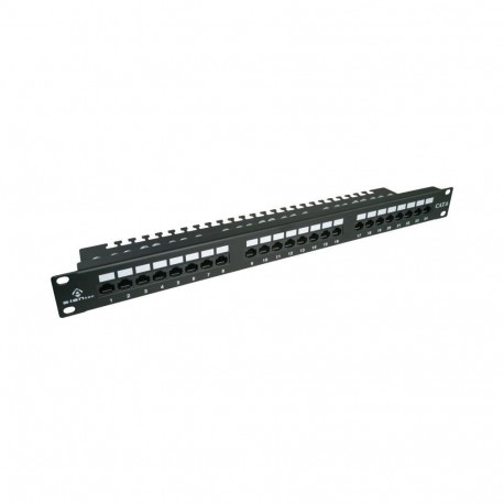 Alantec PK001 UTP cat.6 patch paneel, 24 LSA porti 1U 19" riiuliga