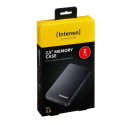 Intenso 2TB 2.5" Memory Case USB 3.0 external hard drive 2000 GB Black