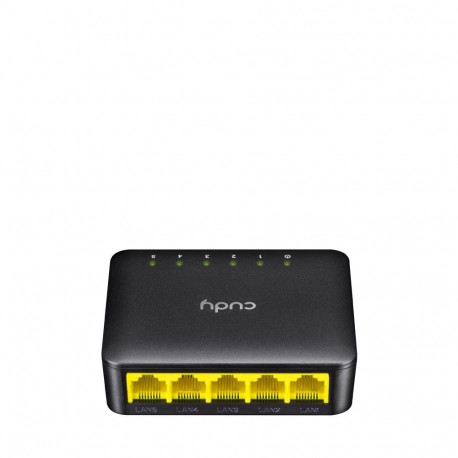 Cudy võrgu lüliti GS105D haldamata Gigabit Ethernet (10/100/1000), must