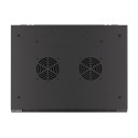Lanberg WF01-6427-10B Wall mounted rack cabinet 27U black