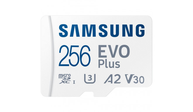 "CARD 256GB Samsung EVO PLUS microSDXC UHS-I U3 inkl. SD Adapter"