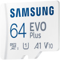 "CARD 64GB Samsung EVO Plus MicroSDXC UHS-I U2 V10 A1 inkl. SD Adapter"