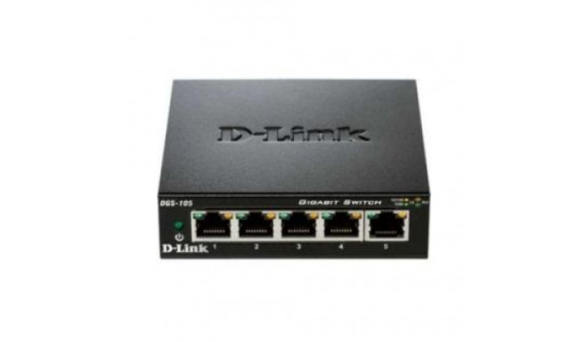 D-link Ethernet Switch DGS-105GL/E Unmanaged, Desktop, 1 Gbps (RJ-45) ports quantity 5