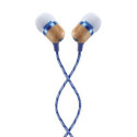 Marley Smile Jamaica Earbuds, In-Ear, Wired, Microphone, Denim