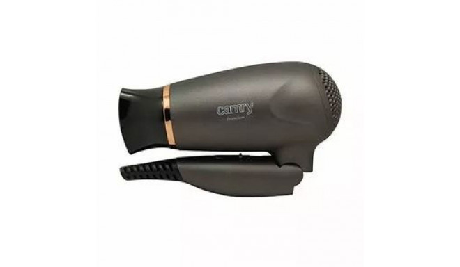 Camry Hair Dryer CR 2261 1400 W, Number of temperature settings 2, Metallic Grey/Gold