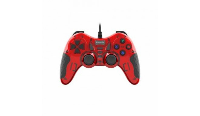 Genesis Mangan 200 Gamepad, Red, Wired Mangan 200