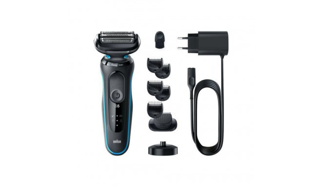 Braun Shaver 51-M4500cs Operating time (max) 50 min, Wet&Dry, Black/Blue