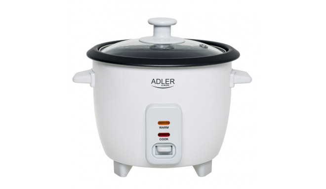Adler Rice Cooker | AD 6418 | 300 W | 0.6 L | Number of programs 2 | White
