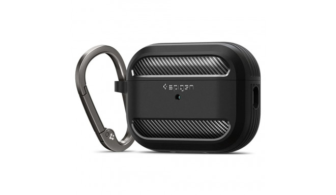 Kaitseümbris Rugged Armor, Apple AirPods Pro (2.gen), must, Spigen