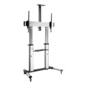 TECHLY 102734 Techly Mobile stand for large TV LCD/LED/Plasma 60-100 100kg VESA 2 shelves