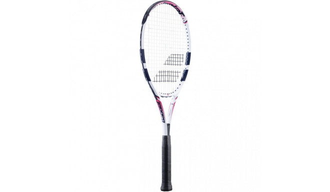 Rakieta do tenisa ziemnego Babolat Feather S CV G1 biało-różowo-granatowa 194031 121239