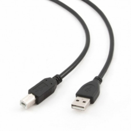 Lanberg USB-A ja USB-B 2.0 kaabel 1 m | must