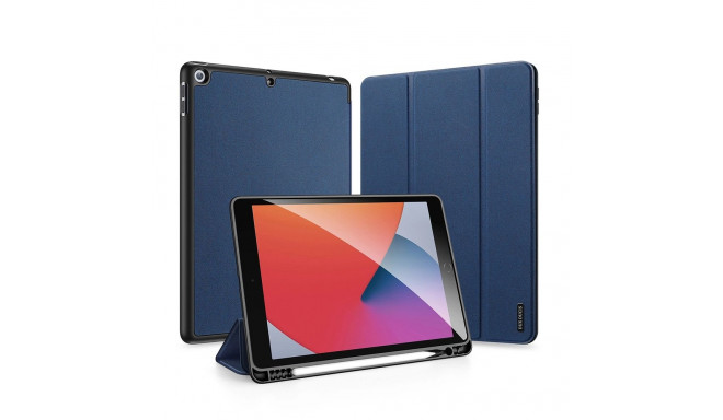 Dux Ducis Domo case with flap and smart sleep for iPad 7 / 8 / 9 10.2'' - blue