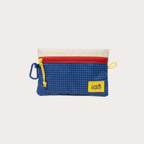LONG WEEKEND Everyday Zip Pouch Medium - Creme-Multi