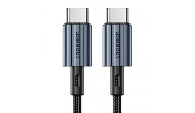 Cable CHOETECH Type-C - Type-C, PD60W 2m. (Black)