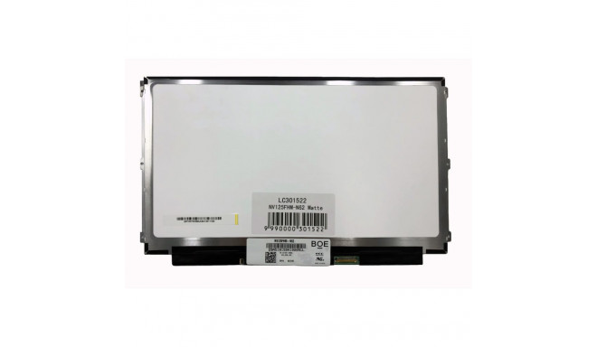 LCD screen 12.5" 1920x1080 FHD, LED, IPS, SLIM, matte, 30pin (right), A+