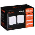 Tenda EX3 (2-pack) Dual-band (2.4 GHz / 5 GHz) Wi-Fi 6 (802.11ax) White 1 Internal