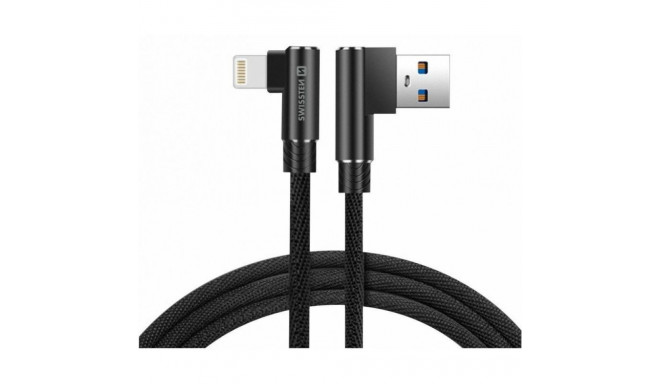 USB kaabel Swissten 3.1 USB - Lightning, 1.2m, nurgaga