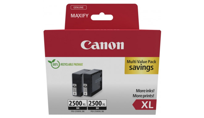 "Canon Tinte PGI-2500XL 9254B011 2er Multipack Schwarz"