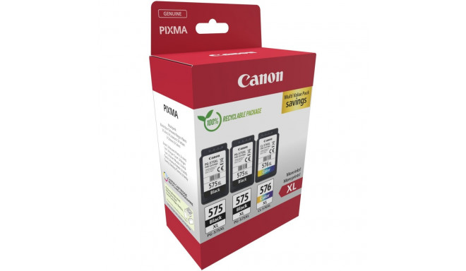 "Canon Tinte PG-575XL/CL-576XL 5437C004 3er Multipack (2xBK/Color)"