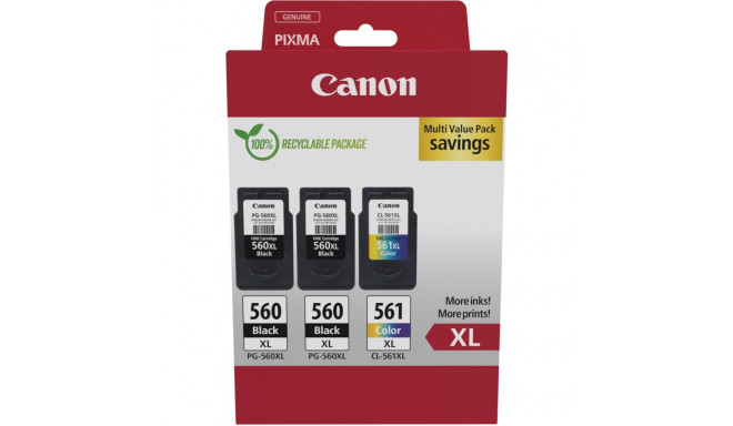 "Canon Tinte PG-560XL/CL-561XL 3712C009 3er Multipack (2xBK/Color)"