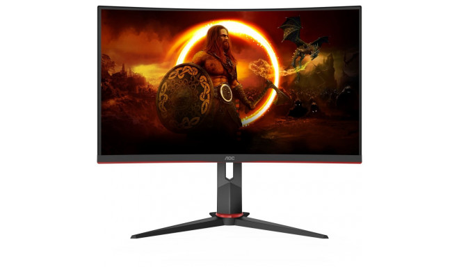 "68,8cm/27"" (2560x1440) AOC Gaming CQ27G2S/BK 16:9 QHD Curved 1ms 165Hz HDR10 HDMI DP Black/Red"