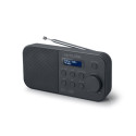 Muse Alarm function, M-109DB, Portable radio, Black