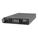 QOLTEC 52287 Uninterruptible Power Supply UPS for RACK / 3kVA / 3000W / Power factor 1.0 / LCD / EPO