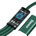 BASEUS cable 3in1 Type C to Micro USB / Lightning / Type C PD 20W CAMLT-SC06 1,5 m green