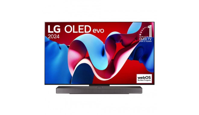 TV Set|LG|55"|OLED/4K/Smart|3840x2160|Wireless LAN|Bluetooth|webOS|Black|OLED55C41LA