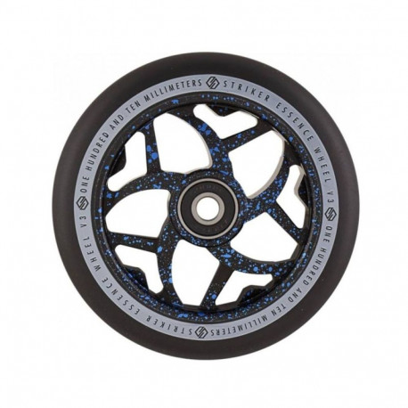 Tõukeratta ratas Striker Essence V3 Black Pro Scooter Wheel 110mm Blue Splash