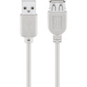 Pikenduskaabel Wentronic USB-A (M) - USB-A (F), 1.8m