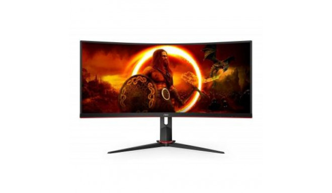 AOC | Gaming Monitor | CU34G2XP/BK | 34 " | VA | 3440 x 1440 pixels | 21:9 | 1 ms | Black | HDMI por