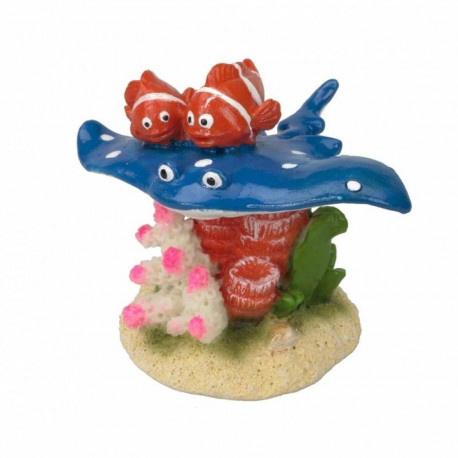 Aquarium decoration, clown fish 2 12,3x9x8cm