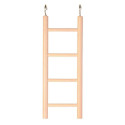 Toy for parrots wooden ladder, 4 rungs/20 cm