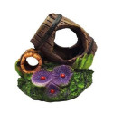 Aquarium decoration, barrel 9x8x8cm