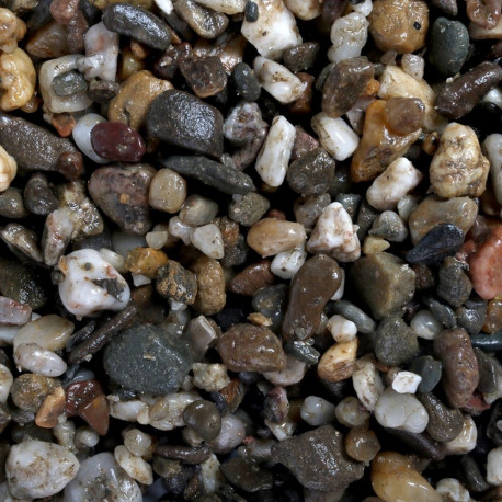 Aquarium gravel 3-6mm 10kg Dark Coarse
