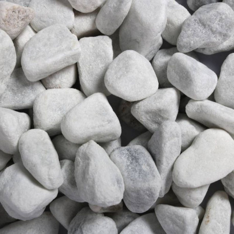 Akvariumo žvyras 12-16 mm 2 kg Carrara White